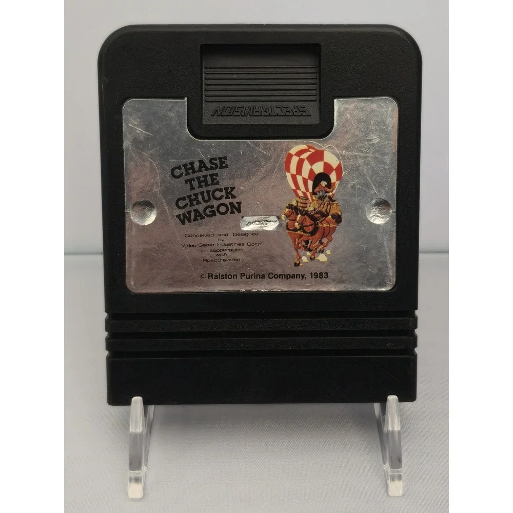 Chase the Chuck Wagon - Atari 2600 - Rare Promo Cart - Spectravideo - Tested